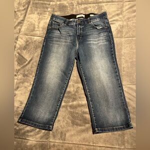 Angels Jeans CAPRIS Stretchy Comfy Cute Blue Jeans